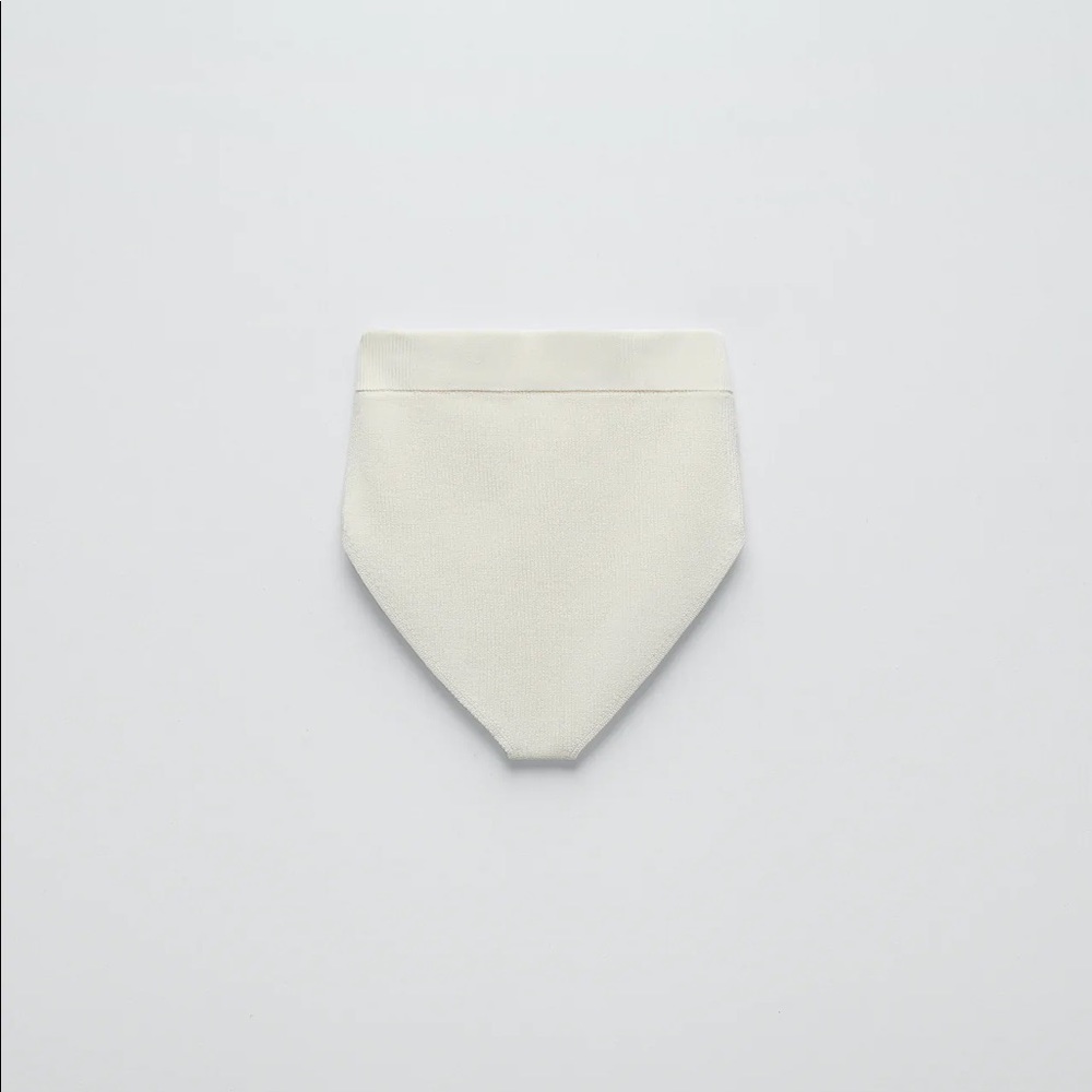 ZARA LIMITED EDITION RIBBED CROP TOP & BOTTOMS - Picture 6 of 13